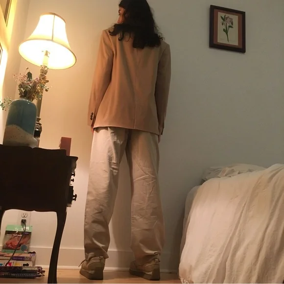 Zara soft loose oversized blazer beige - Picture 2 of 6